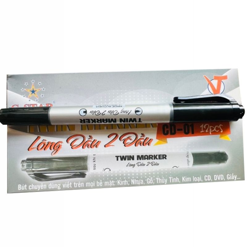 BÚT LÔNG DẦU 2 ĐẦU